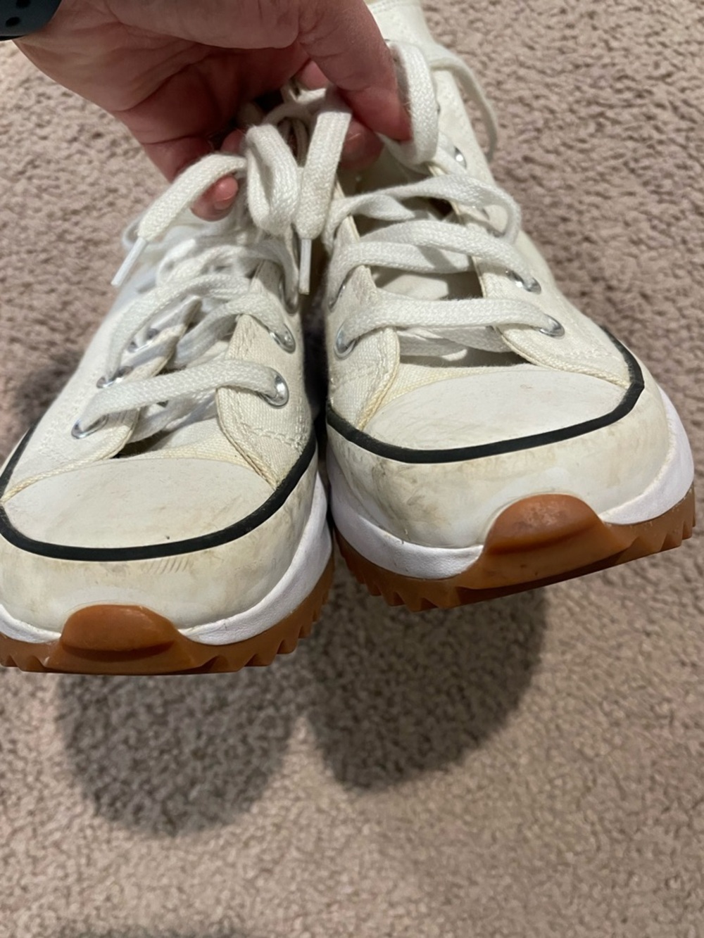 CONVERSE Run Star Hike Platform Hi-Top Canvas Shoes - Picture 8 of 9
